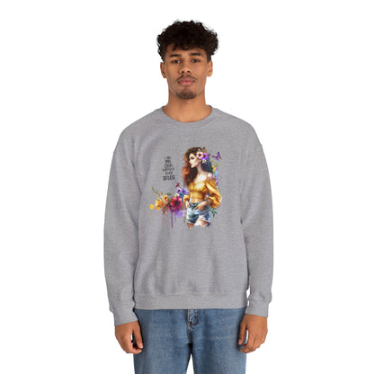 I Am My Own Happily Ever After  Artistic Unisex Heavy Blend™ Crewneck Sweatshirt - Perfect Gift for Artists, Creative Souls, Birthdays, Casual Wear, Art Lovers