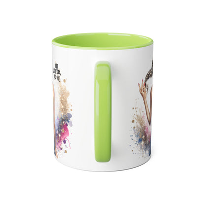 It's Not Me, It's You Humoristic Unique Inspirational Accent Mug, Motivational Coffee Cup, Fun Tea Mug for Women, Gift for Art Lovers, Stylish Drinkware