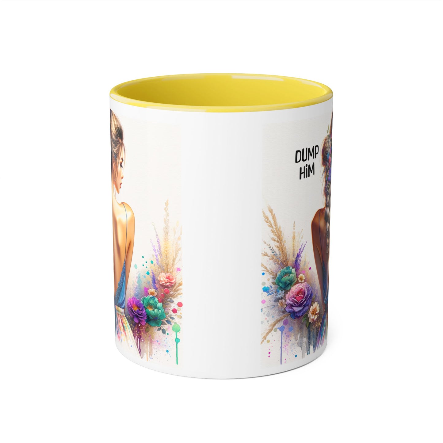 Dump Him Funny Accent Mug 11oz