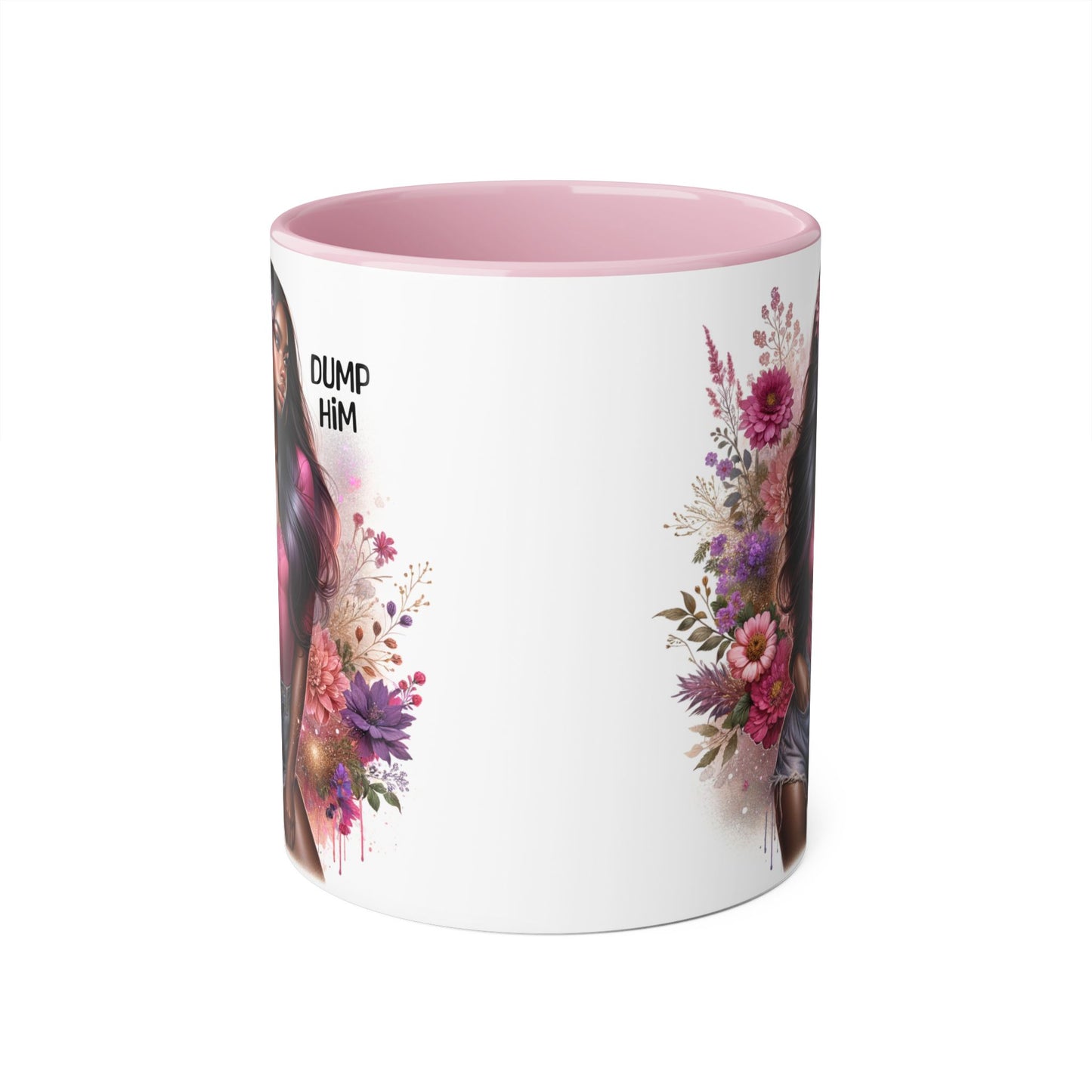 Dump Him Accent Mug
