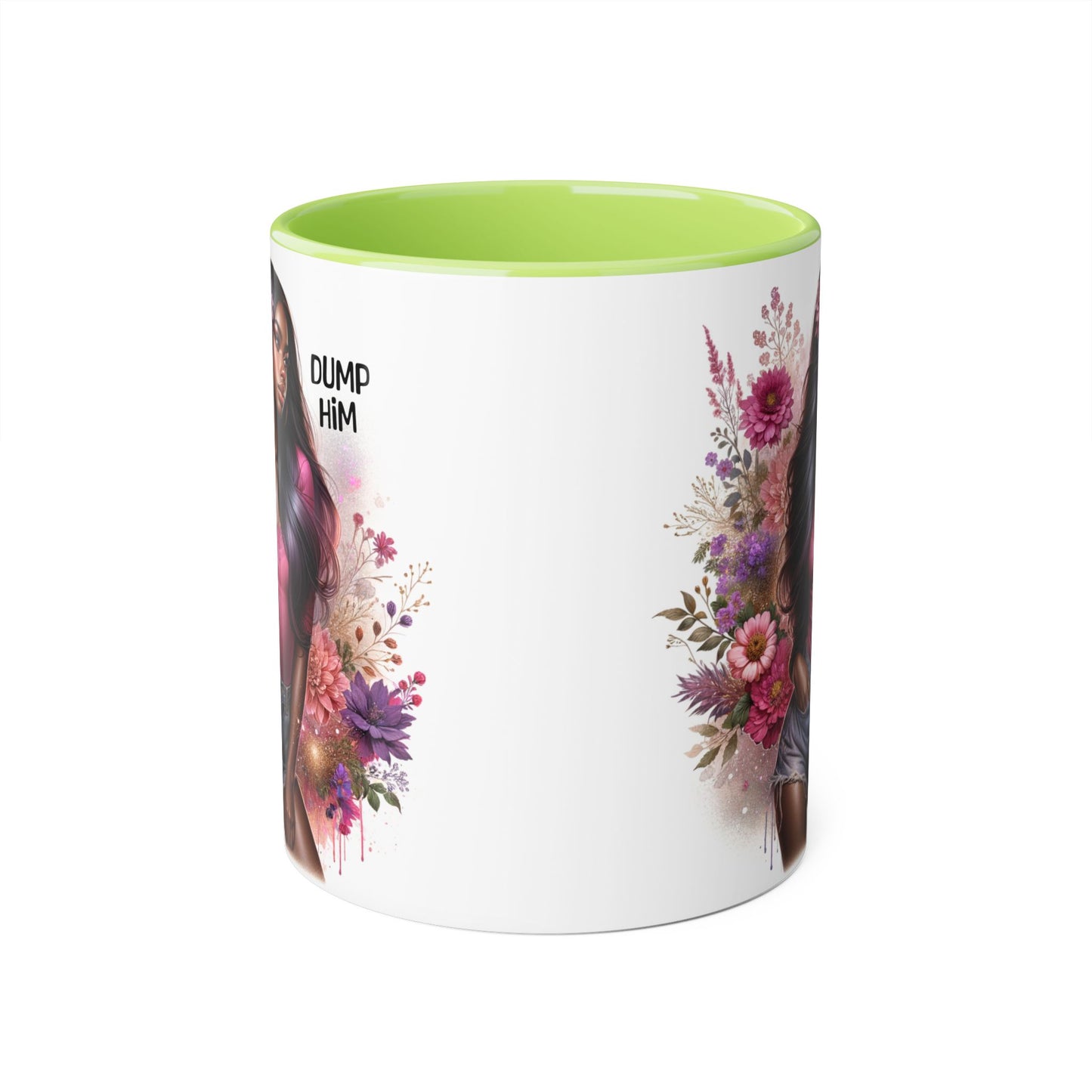 Dump Him Accent Mug