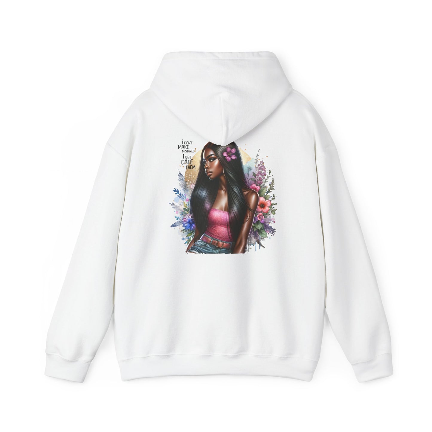 I Don`t  Make Mistakes, I Just Date Them Vibrant Art Hoodie - Unisex Heavy Blend™, Cozy Fashion, Gift for Her, Spring Vibes, Casual Streetwear, Perfect for Holidays