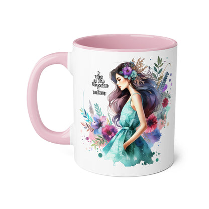 Funny Accent Mug - My Taste in Men is Probably a Disability Humor 11oz Cup