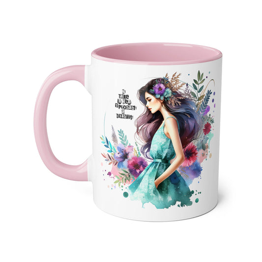 Funny Accent Mug - My Taste in Men is Probably a Disability Humor 11oz Cup