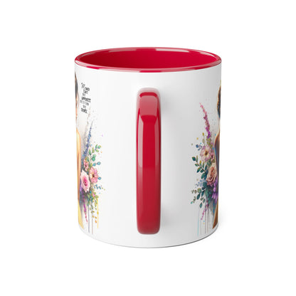 Money Can't Buy Happiness But It Can Buy Divorce Humoristic Elegant Floral Accent Mug, Gift for Her, Coffee Lover, Inspirational Coffee Cup, Birthday Gift Idea, Unique Home Decor