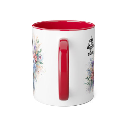 Funny Accent Mug - My Taste in Men is Probably a Disability Humor 11oz Cup