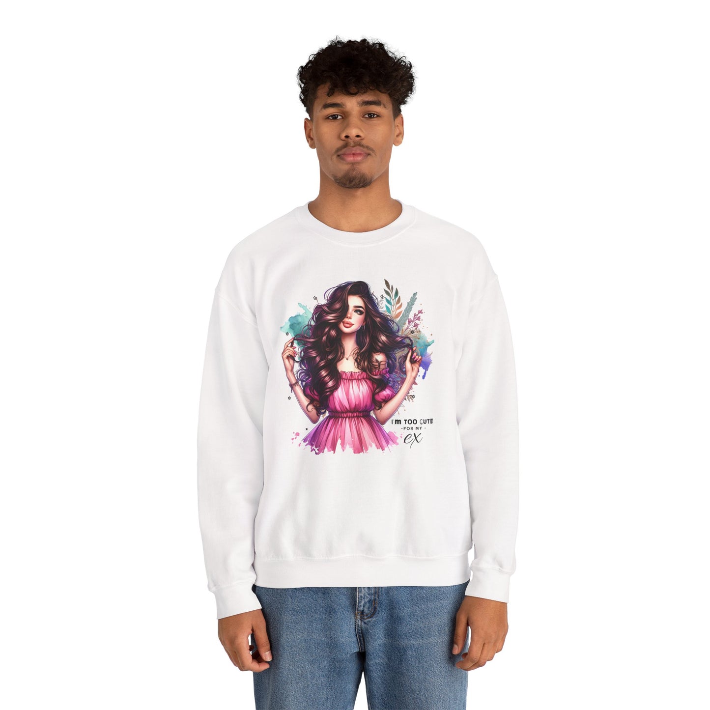 I'm Too Cute For My Ex Stylish Art Sweatshirt for Creative Souls | Perfect Gift for Friends or Yourself | Cozy Crewneck for Everyday Wear, Fashion, Art [...]