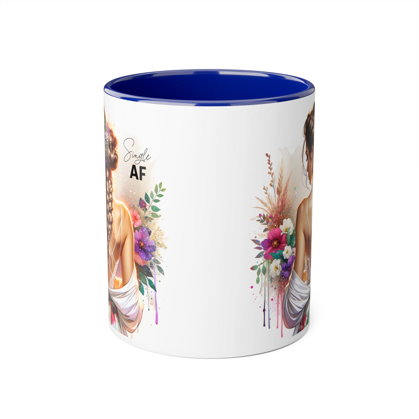 Stylish Accent Mugs - Unique Gift for Single Friends, Coffee Lovers, Home Decor, Self-Care Essentials, Birthday Presents, Art Lovers