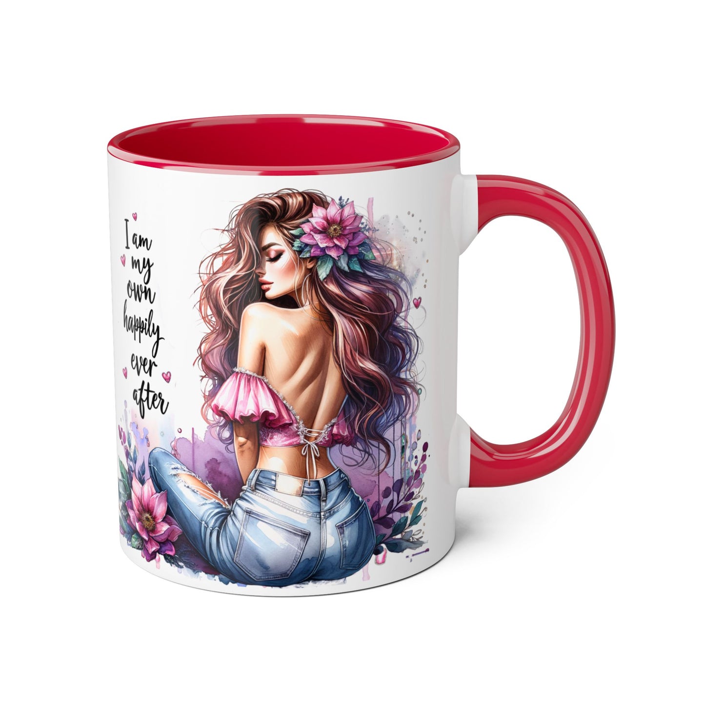 I Am My Own Happily Ever After Empowering Self-Love Accent Mug - 11oz