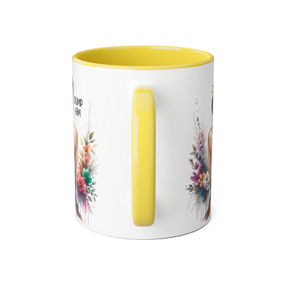 Dump Him Accent Mug