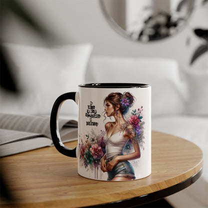 Funny Accent Mug - My Taste in Men is Probably a Disability Humor 11oz Cup