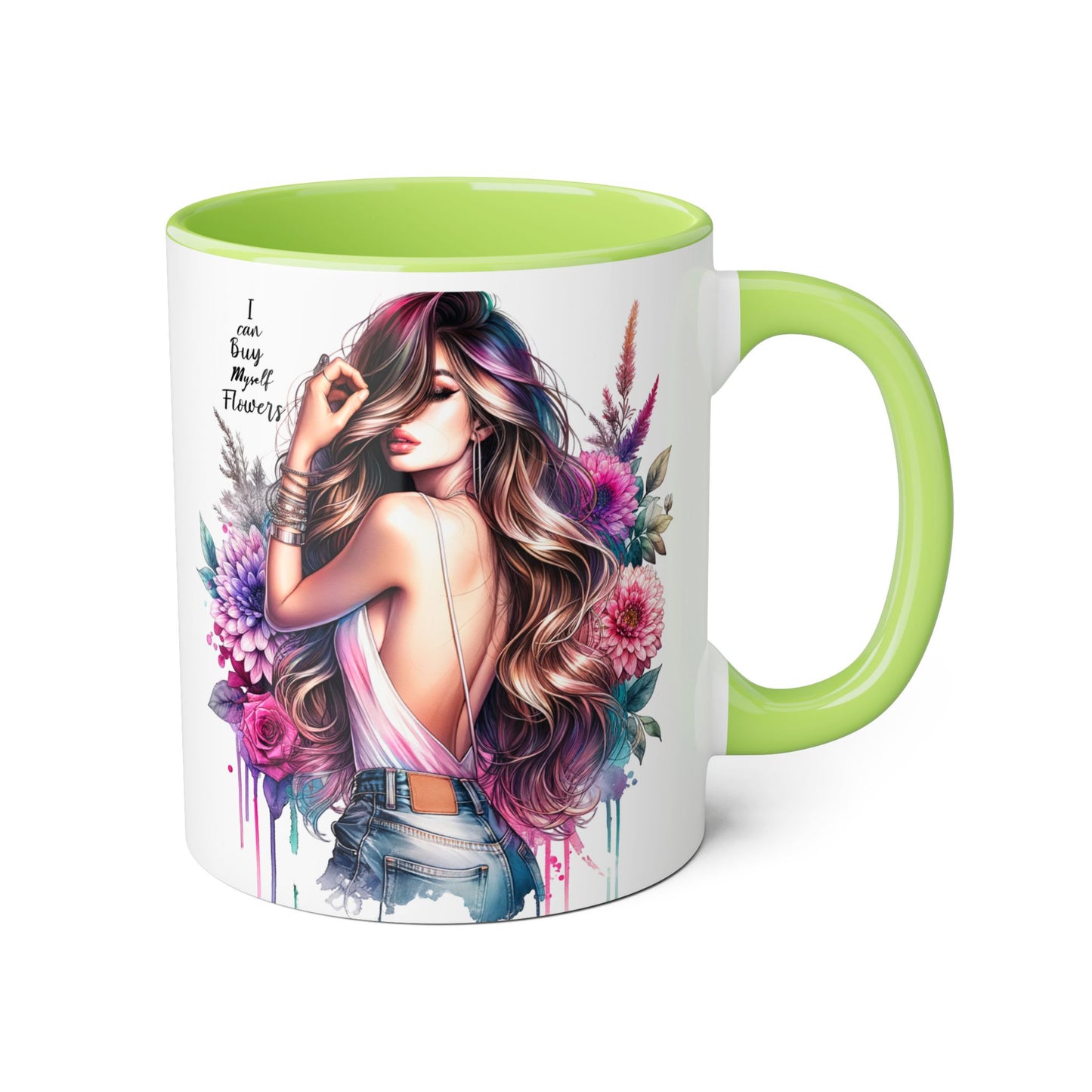 I Can Buy Myself Flowers Bohemian Flower Mug | I’m Busy Being Fabulous Coffee Cup, Floral Mug, Gift for Flower Lovers, Home Decor, Coffee Lover's Essential