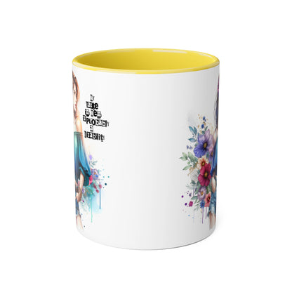 Funny Accent Mug - My Taste in Men is Probably a Disability Humor 11oz Cup