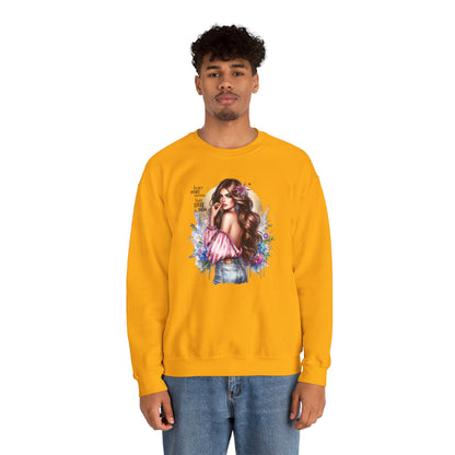 I Don't Make Mistakes, I Just Date Them Boho Chic Crewneck Sweatshirt, Cozy Gift for Her, Fashionable Layering Piece, Art-Inspired Apparel, Perfect for Special Occasions