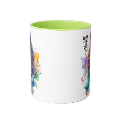 Mug - Be My Peace or Peace Out Accent Mug, 11oz