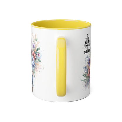 Funny Accent Mug - My Taste in Men is Probably a Disability Humor 11oz Cup