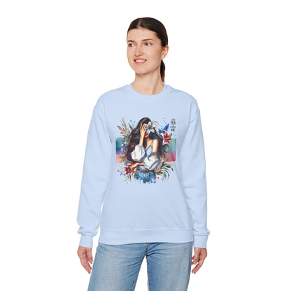 Lost You And Found Me Artistic Unisex Sweatshirt for Comfort and Style - Cozy Apparel, Gift for Her, Trendy Fashion, Relaxed Fit, Casual Wear