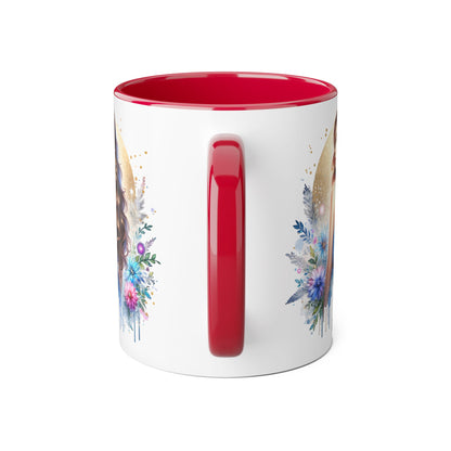 Yuck Fou Floral Accent Mug Collection - Inspirational Coffee Cup for Women, Unique Gift for Friends, Home Decor, Birthday Present, Self-Care Tea Mug