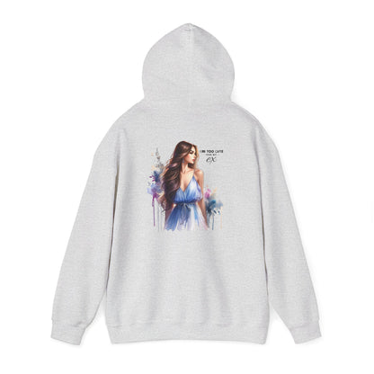 I'm Too Cute For My Ex Stylish Artistic Hoodie, Cozy Sweatshirt for All Occasions, Perfect Gift for Fashion Lovers, Trendy Layering Essential, Great for Holidays