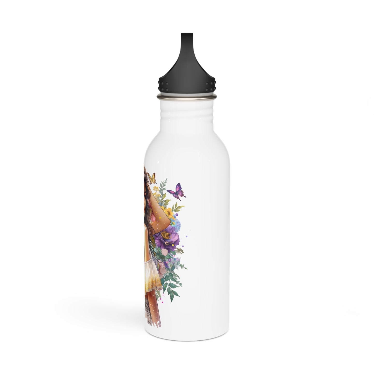 I Am My Own Happily Ever After Stylish Stainless Steel Water Bottle, Motivational Quote Bottle, Eco-Friendly Drinkware, Unique Gift for Her, Summer Hydration Essential