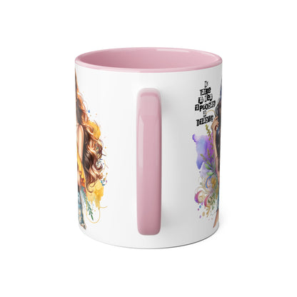 Funny Accent Mug - My Taste in Men is Probably a Disability Humor 11oz Cup