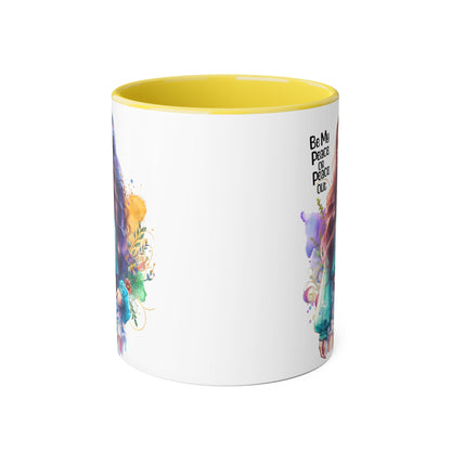 Mug - Be My Peace or Peace Out Accent Mug, 11oz
