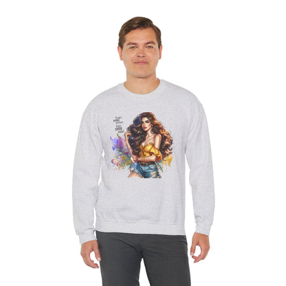 I Don`t  Make Mistakes, I Just Date Them Artistic Crewneck Sweatshirt - Perfect for Casual Outings, Gifts, Festivities, and Everyday Comfort, Featuring Colorful Designs