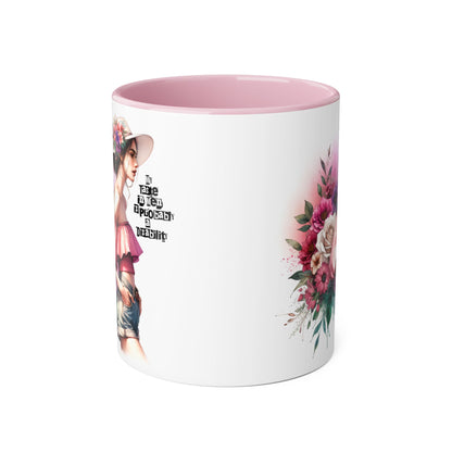 Funny Accent Mug - My Taste in Men is Probably a Disability Humor 11oz Cup