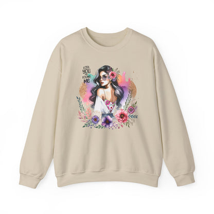 Lost You And Found Me Bohemian Floral Sweatshirt | You Are Beautiful | Cozy Unisex Crewneck for Women, Gift for Her, Casual Wear, Spring Fashion
