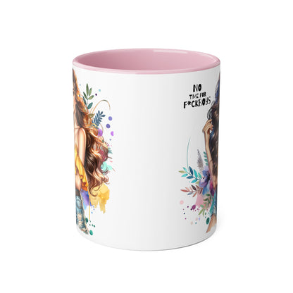 Funny Accent Mug - No Time For F*boys 11oz
