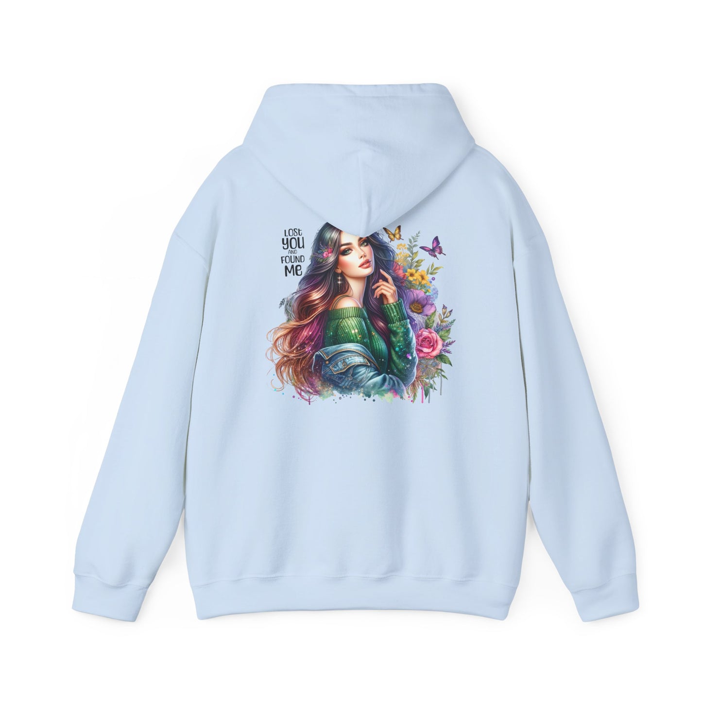 Breakup Hoodie - Unisex Hooded Sweatshirt Lost You and Found Me Design