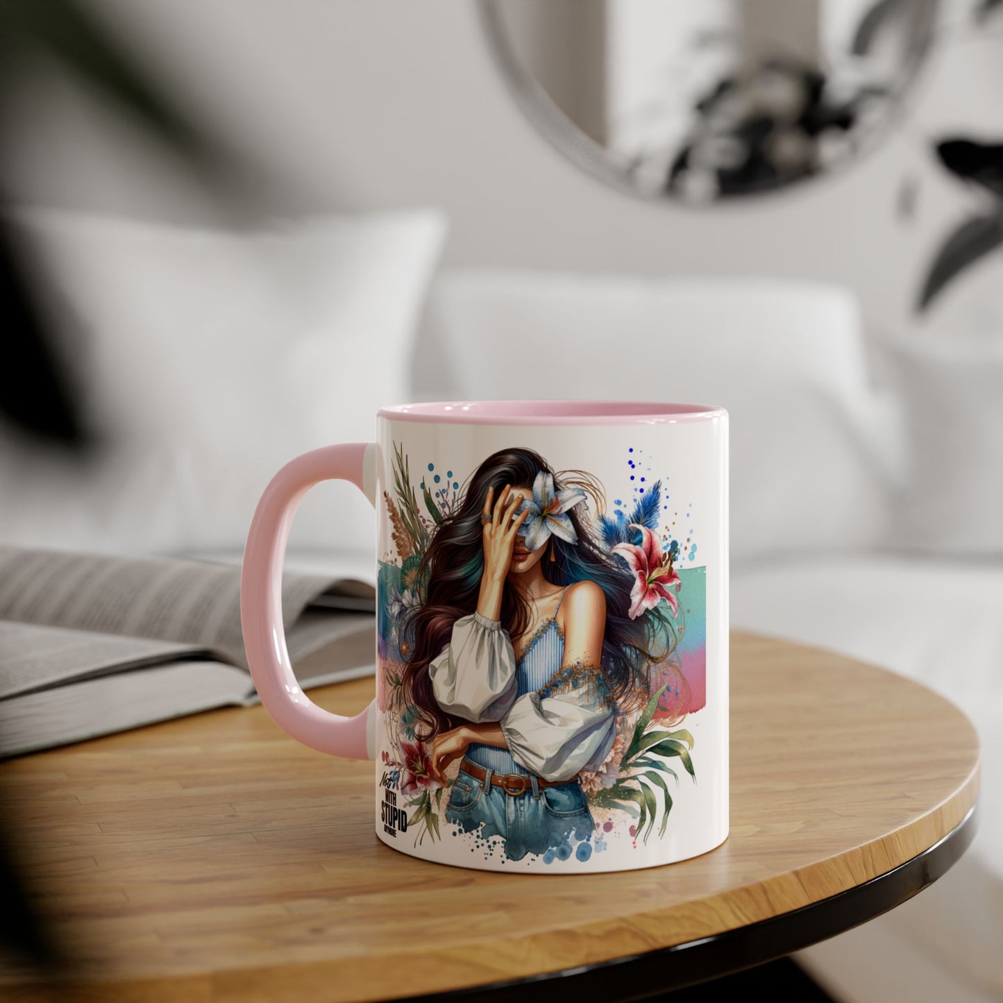 Mug - Not With Stupid Anymore Humoristic 11oz Accent Mug