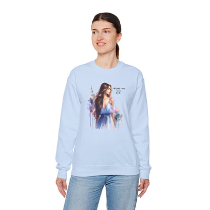 I'm Too Cute For My Ex Artistic Crewneck Sweatshirt - Feminine Fashion, Casual Wear, Cozy Gift, Unique Artwork, Everyday Comfort