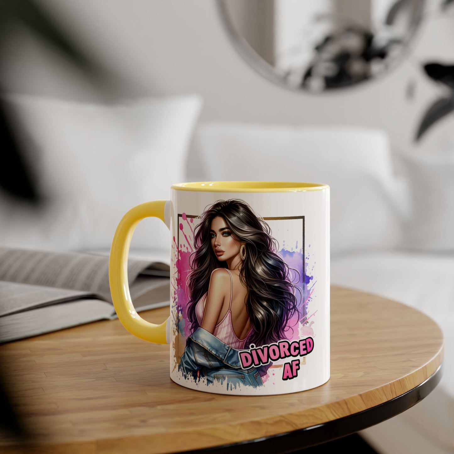 Mug - Divorced AF 11oz Accent Mug