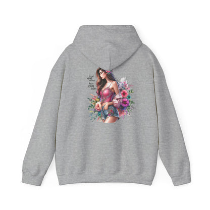 I Don`t  Make Mistakes, I Just Date Them Floral Bliss Unisex Hooded Sweatshirt - Cozy Gift, Bohemian Style, Comfortable Layer, Everyday Wear, Spring Fashion