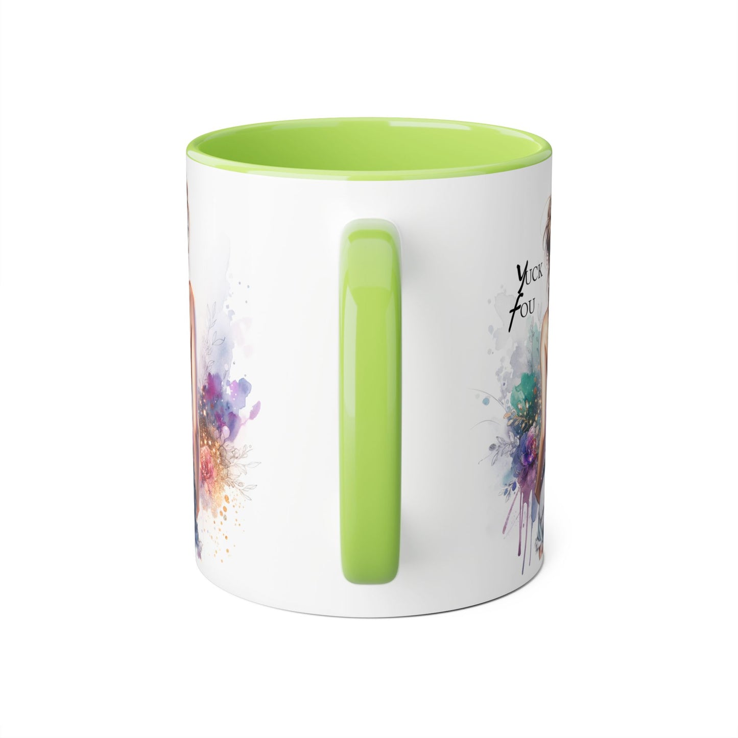 Yuck Fou Chic Coffee Mug, Stylish Drinkware, Gift for Friends, Art Mug, Inspirational Quote Mug, Unique Kitchen Decor, Fun Gift Idea