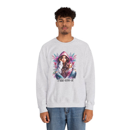 1-800-Boys-Lie Chic Floral Sweatshirt, Cozy Crewneck, Fall Fashion, Gift for Her, Self-Care Sweater, Cute Relaxed Fit