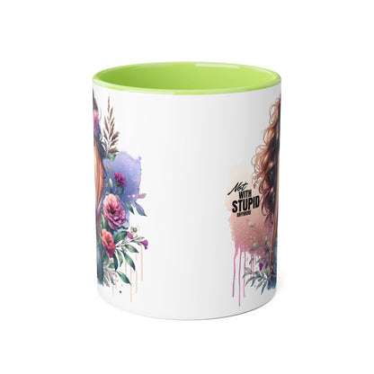 Mug - Not With Stupid Anymore Humoristic 11oz Accent Mug