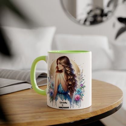 Floral Accent Mugs, 11oz - Beautiful Gift for Coffee Lovers, Perfect for Birthdays, Mother’s Day, or Just Because