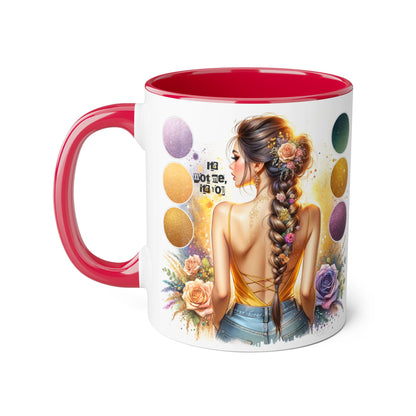 It's Not Me, It's You Humoristic Artistic Accent Mug for Creative Souls, Perfect Gift for Artists, Birthdays, Coffee Lovers, Home Decor