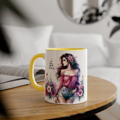 I Can Buy Myself Flowers Accent Mug, 11oz