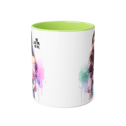 It's Not Me, It's You Humoristic Vibrant Accent Mug, Espresso Lover's Gift, Stunning Art Print Mug, Unique Coffee Cup, Colorful Tea Mug, Perfect for Birthdays, Cozy Vibes