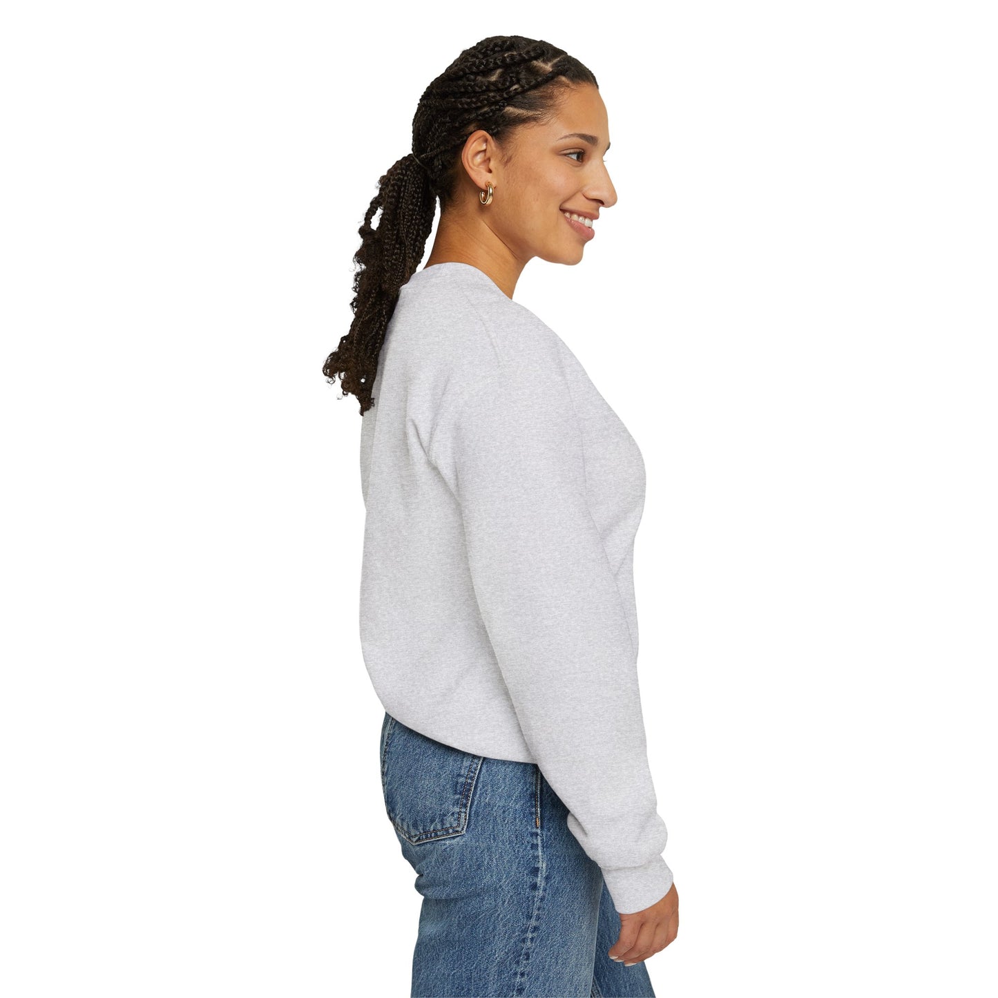 I'm Too Cute For My Ex Artistic Crewneck Sweatshirt - Feminine Fashion, Casual Wear, Cozy Gift, Unique Artwork, Everyday Comfort