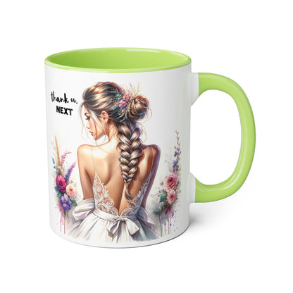 Thank U, Next Boho Floral Accent Mug