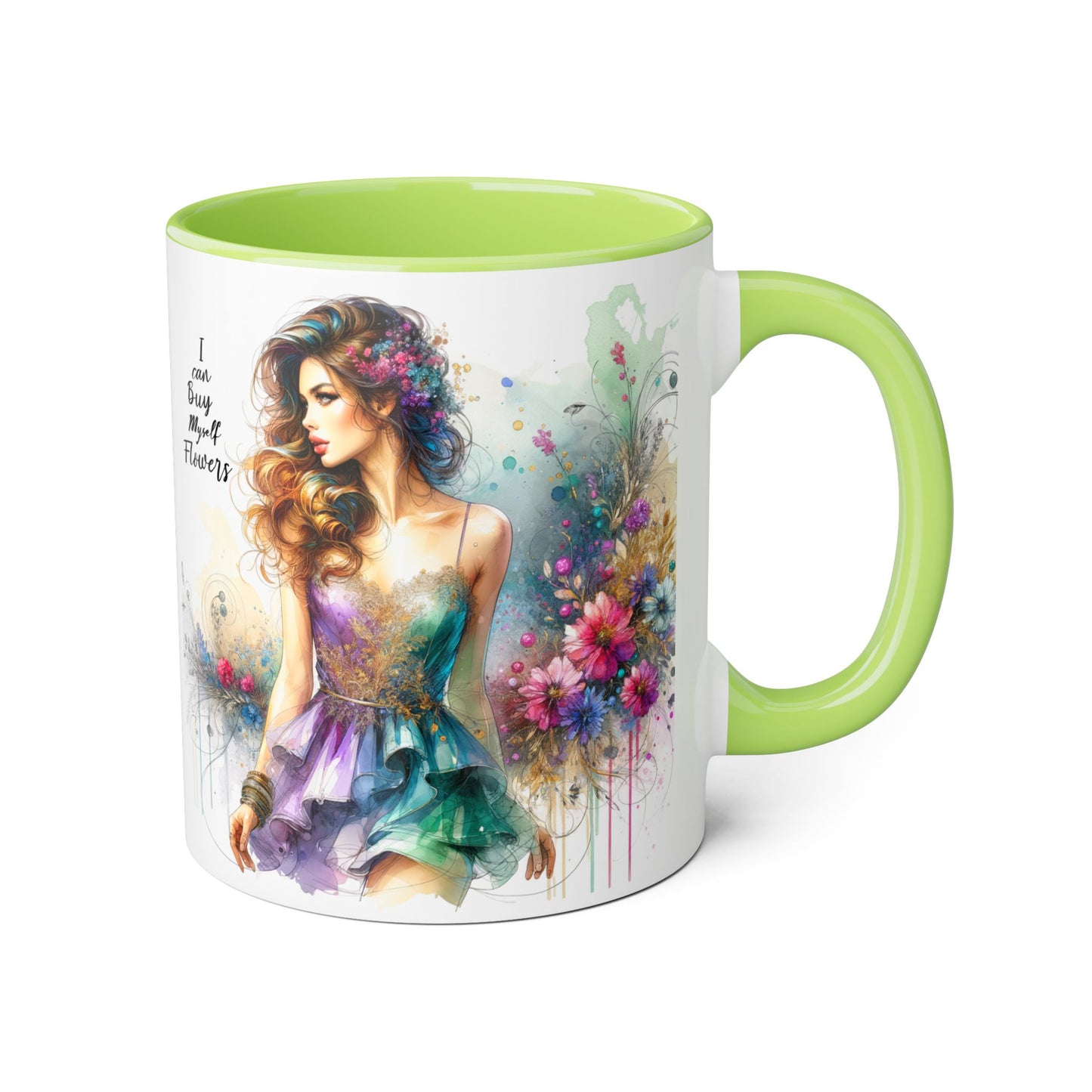 I Can Buy Myself Flowers Accent Mug