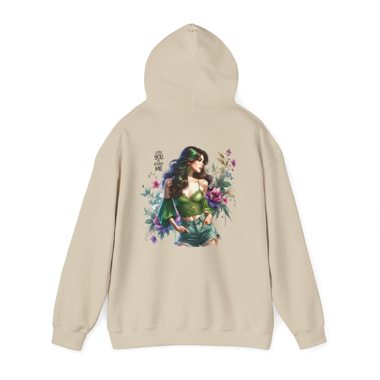 Breakup Hoodie - Unisex Hooded Sweatshirt Lost You and Found Me Design