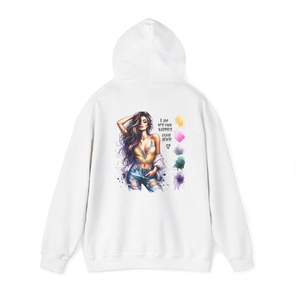 I Am My Own Happily Ever After Artistic Empowerment Hoodie | Unisex Heavy Blend™ Sweatshirt with Inspiring Design