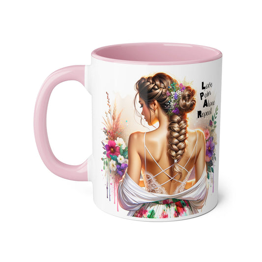 Inspirational Accent Mugs for Coffee Lovers, Beautiful Art, Gift for Friends, Motivational Quotes, Home Decor, Unique Office Mugs