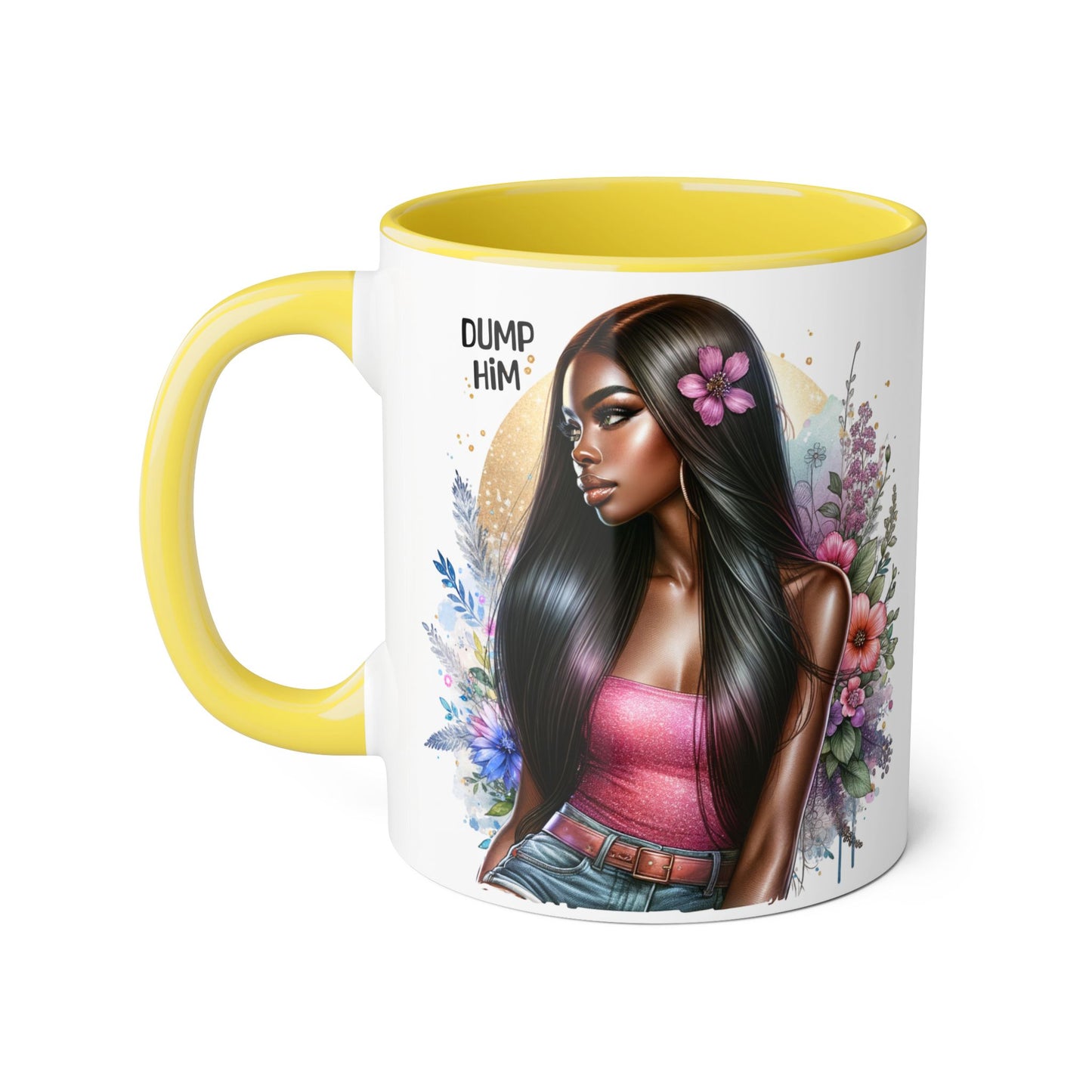 Empowerment Mug, Stylish Art Mug, Coffee Lover Gift, Inspirational Mug, Unique Art Mug, Affirmation Gift