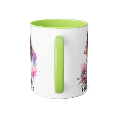 Stylish Accent Mugs, 11oz - Fun Gift for Friends, 1-800-BOYS-LIE, Coffee Lover Present, Unique Mug for Selfies